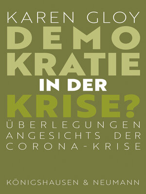 cover image of Demokratie in der Krise?